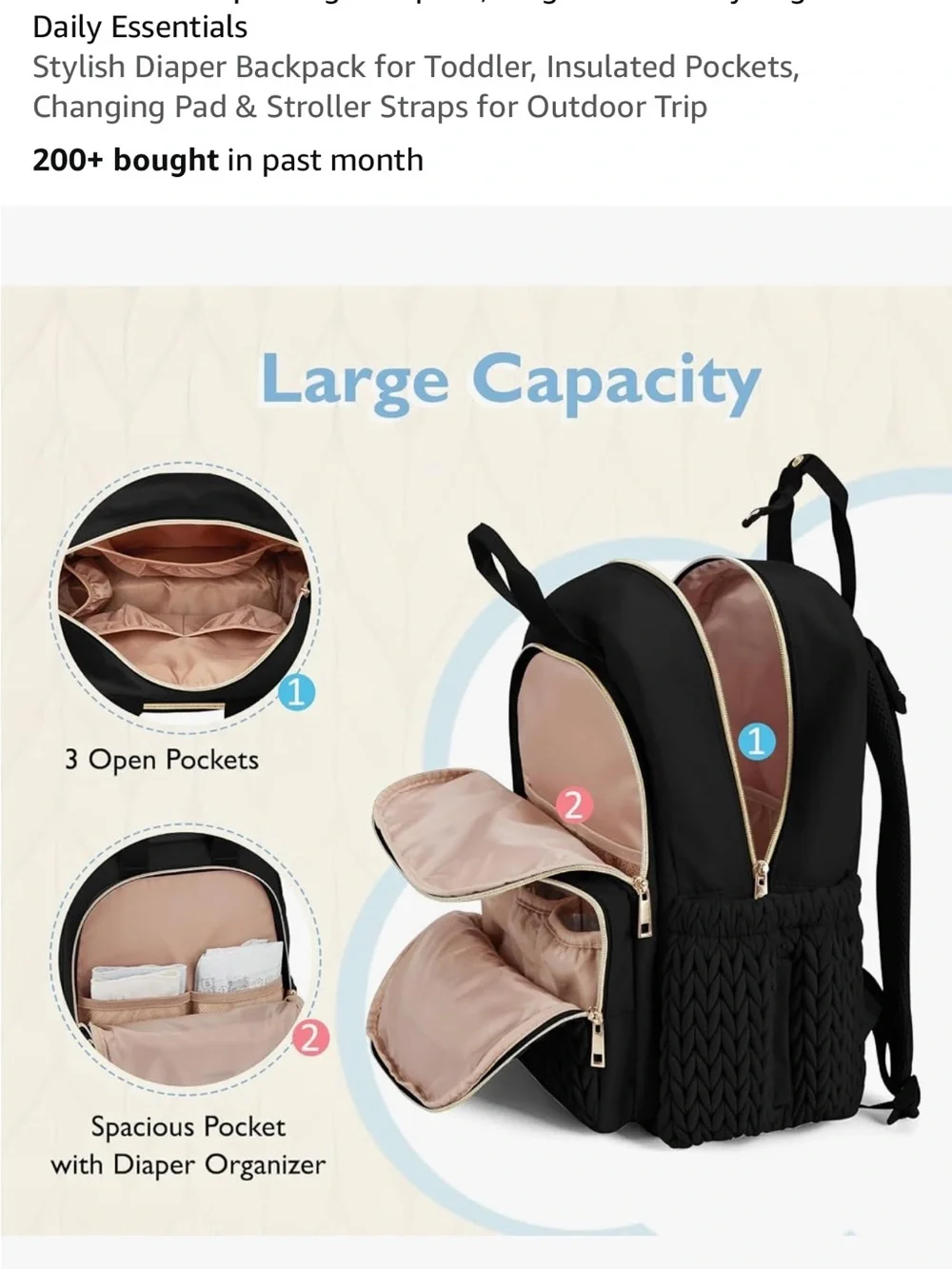 Mommore Diaper Bag